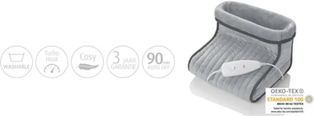 Medisana FWS Voetenwarmer 60258 - 3 standen - Grijs