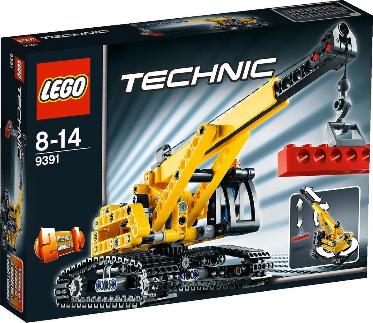 LEGO Technic Kraan met Rupsbanden 9391