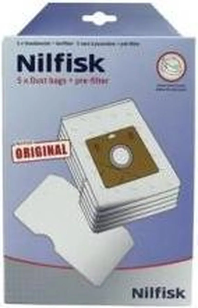 Nilfisk Bravo Stofzakken - 5 Stuks - afbeelding 6 van 6