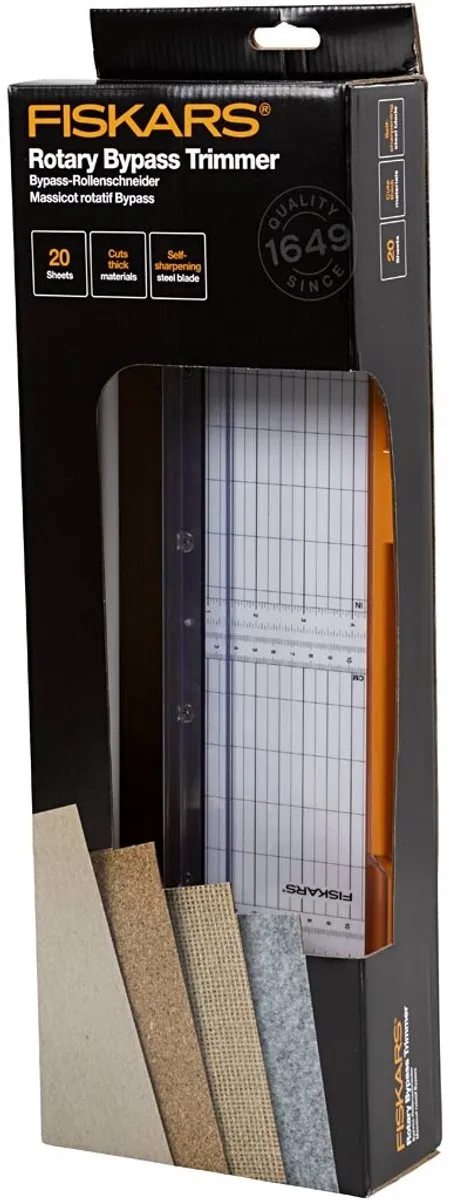 Fiskars Rolmes Papiersnijder 30cm - Oranje/Wit