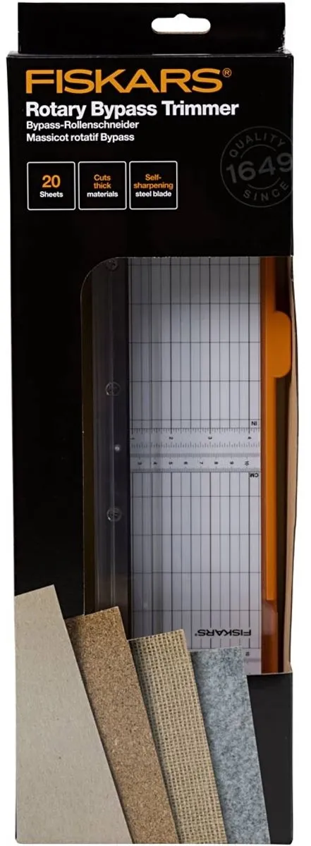 Fiskars Rolmes Papiersnijder 30cm - Oranje/Wit