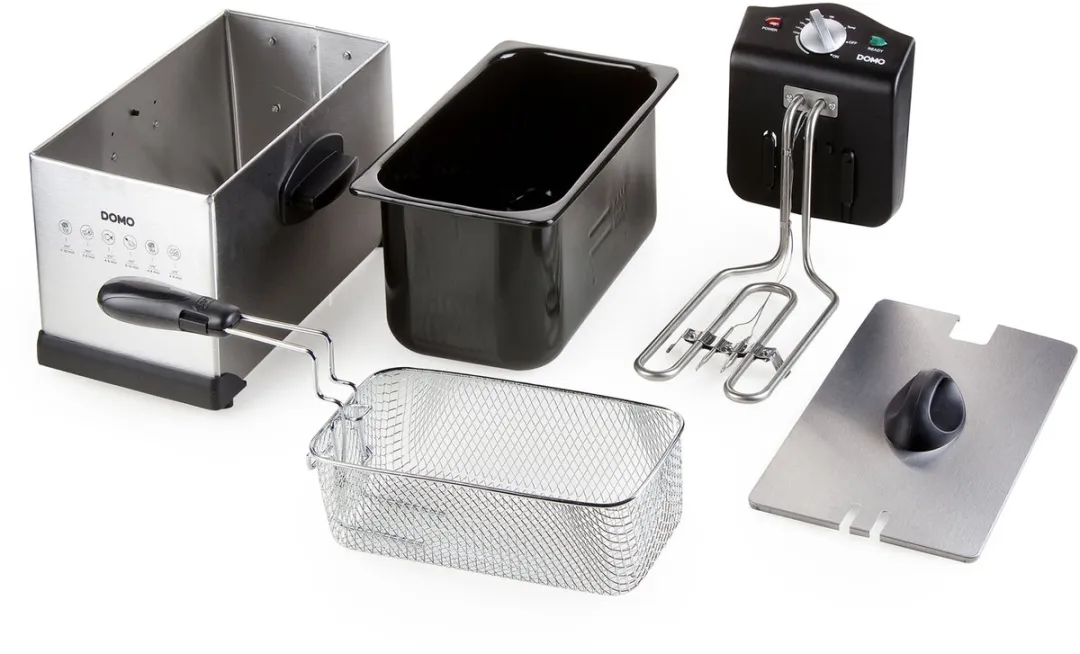 Domo DO514FR Friteuse 3L - 2000W - RVS/Zwart