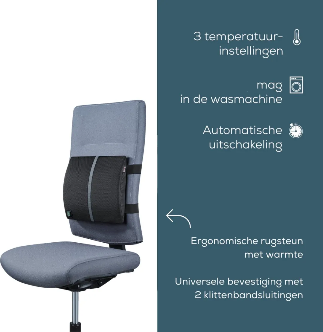 Beurer HK 70 Elektrische Rugsteun - Warmtekussen 5 Jaar Garantie