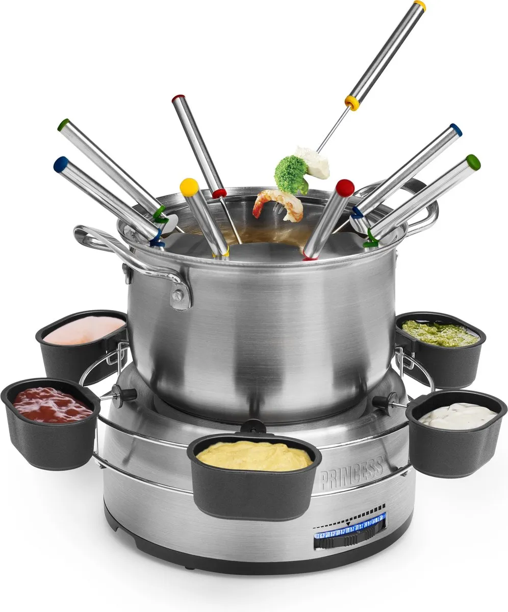 Princess Fonduepan 172680 Elektrische Fondueset 8 Personen
