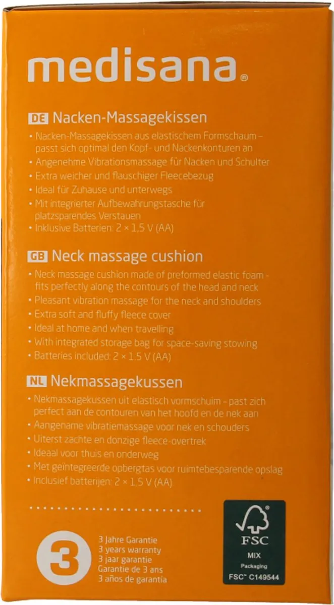 Medisana NM 870 Reis-Nekmassageapparaat - Grijs