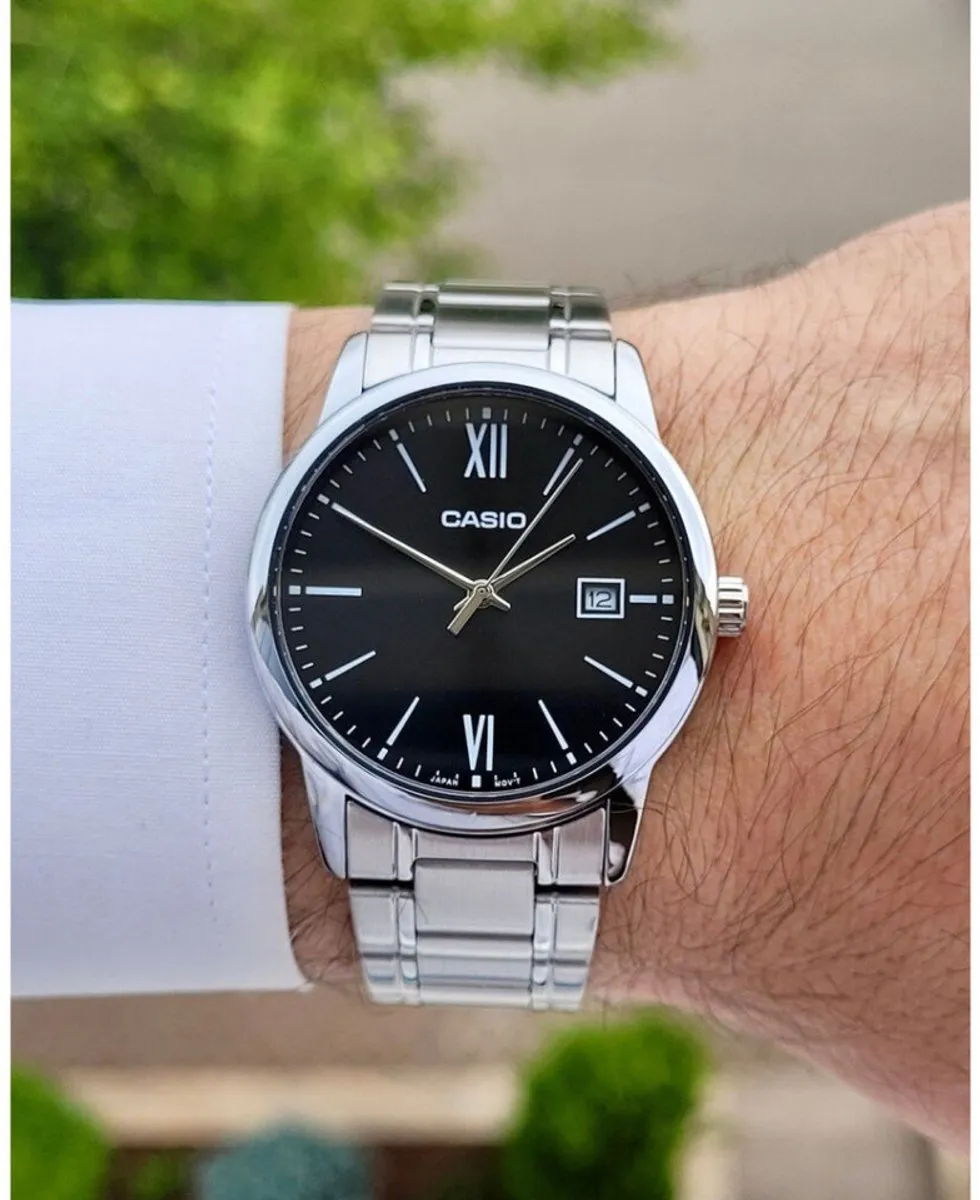 Casio MTP-V002D Herenhorloge - Staal - Zilver - afbeelding 4 van 6