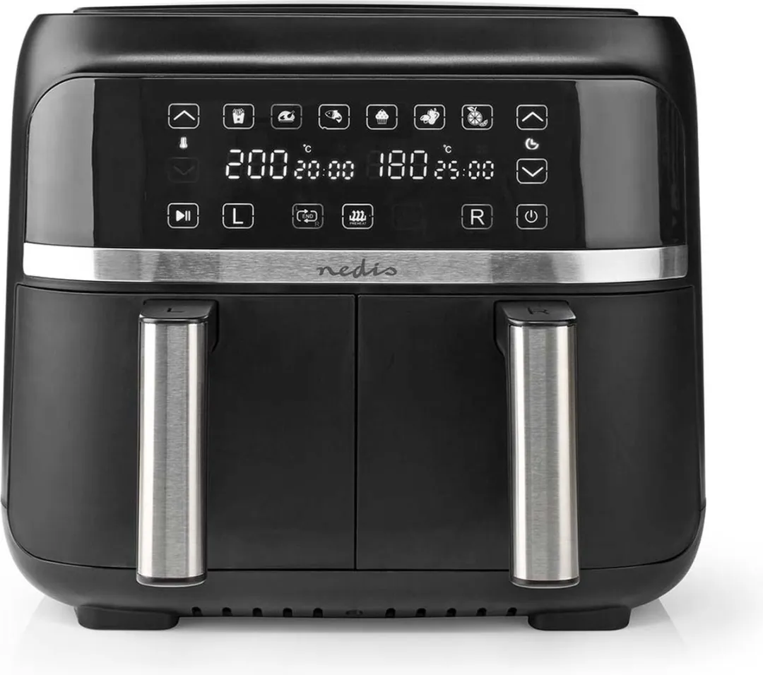Nedis Dubbele Heteluchtfriteuse 3000W