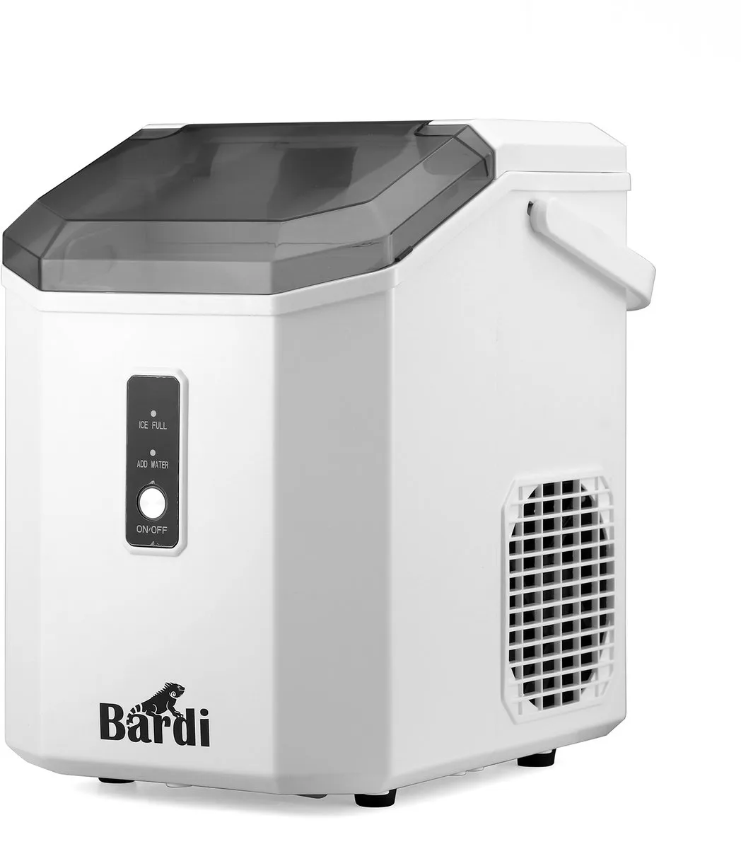 Bardi Nugget IJsblokjesmachine 1.1L - 15kg/24u - Wit