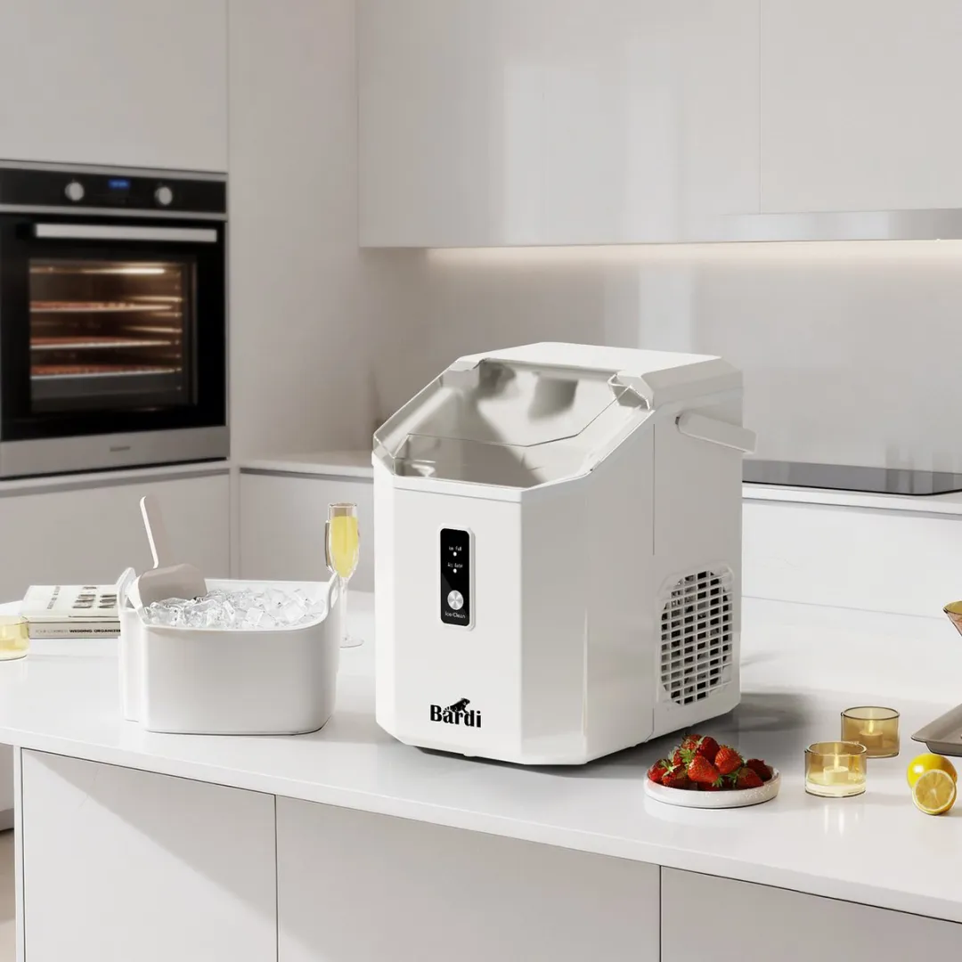Bardi Nugget IJsblokjesmachine 1.1L - 15kg/24u - Wit