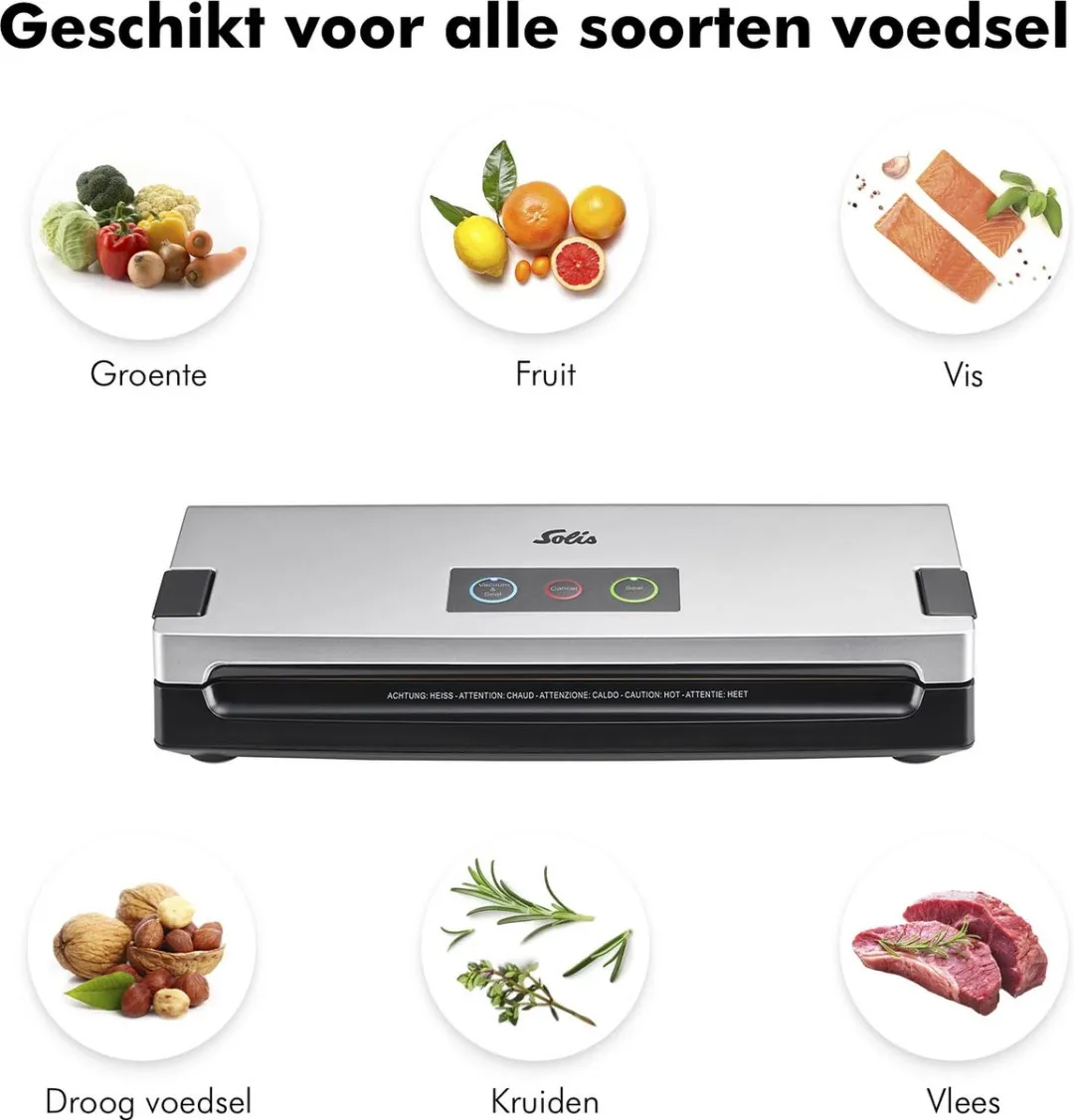 Solis Vac Smart 577 Vacuümmachine - Zilver/Zwart