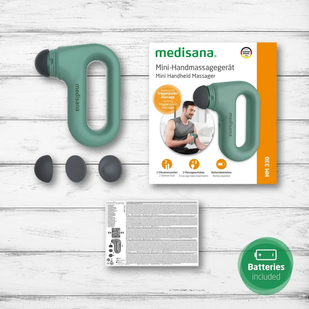 Medisana HM 330 Handmassageapparaat - 3 Koppen - Groen
