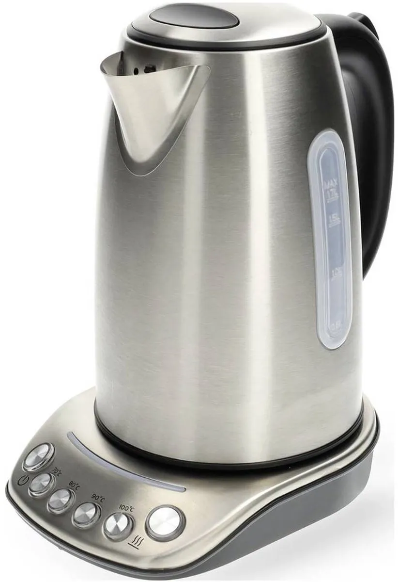 Nedis SmartLife KAWK8000WIFI Waterkoker 1,7L - Zilver