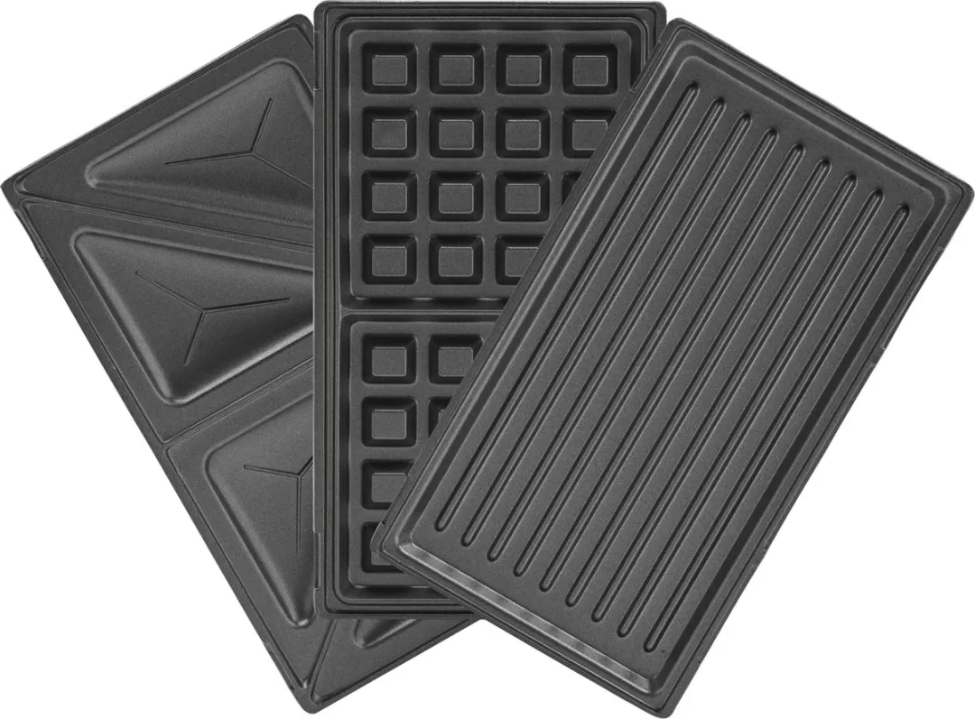 Princess 117002 Multi Sandwich Grill Compact Pro - 800W - 3 Verwisselbare Platen - Zwart