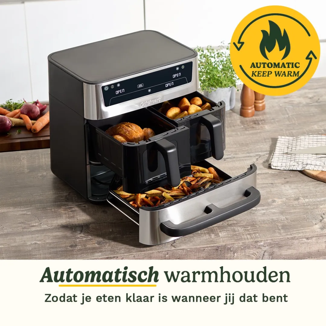 Cuisinart Tri Zone 13,6L Airfryer & Oven - 3000W - Grijs - afbeelding 6 van 6
