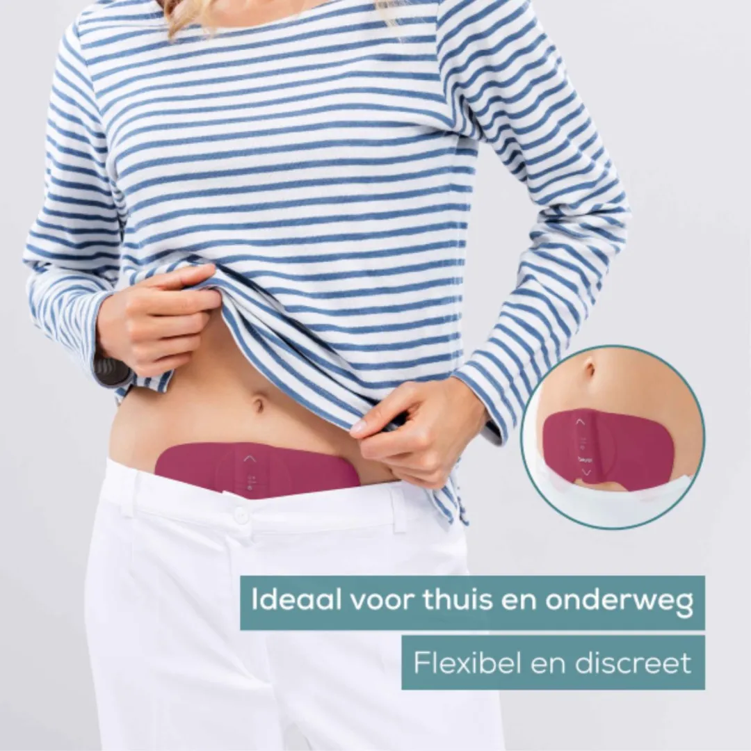 Beurer EM 50 Menstruatie Warmteband - TENS apparaat tegen Endometriose - Warmtetherapie (43°C) - Onopvallend te dragen - Draadloos te gebruiken: 6 x 20 min. per keer - Menstrual Relax incl. Gelpads