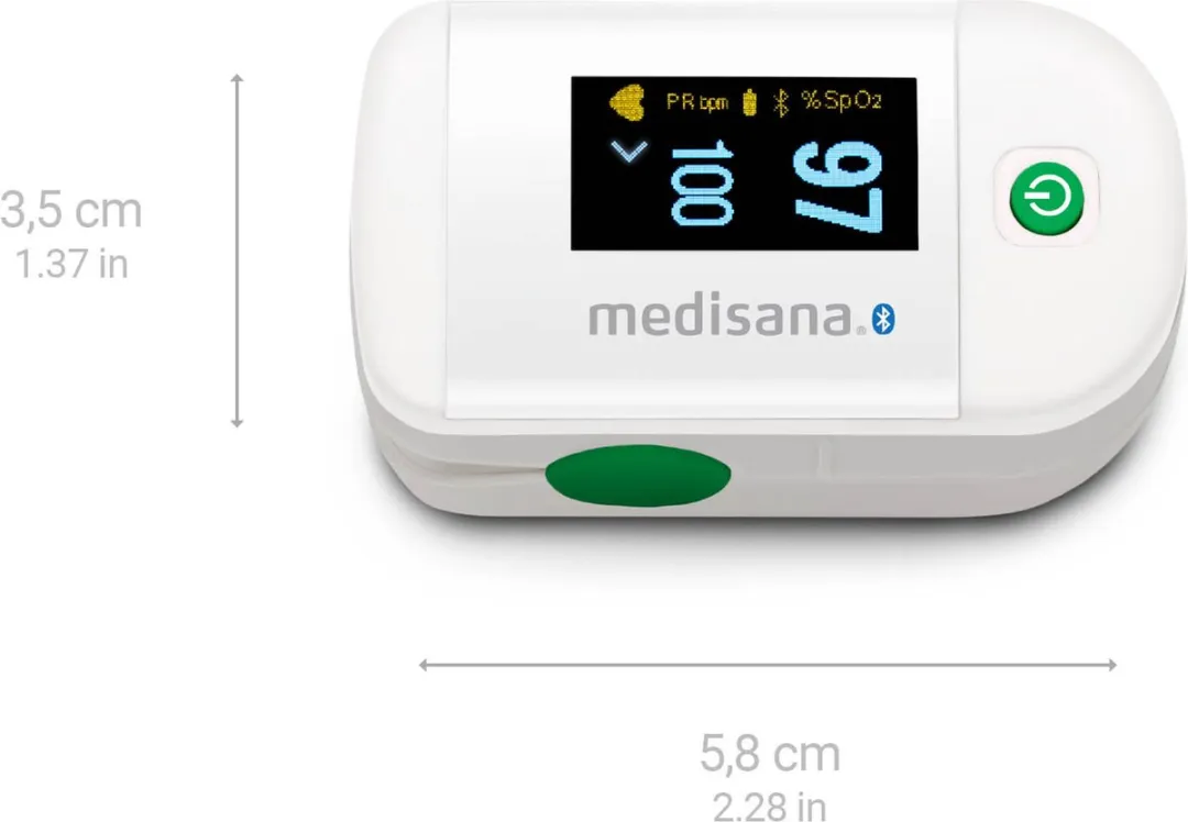 Medisana PM 100 Connect Saturatiemeter - Wit