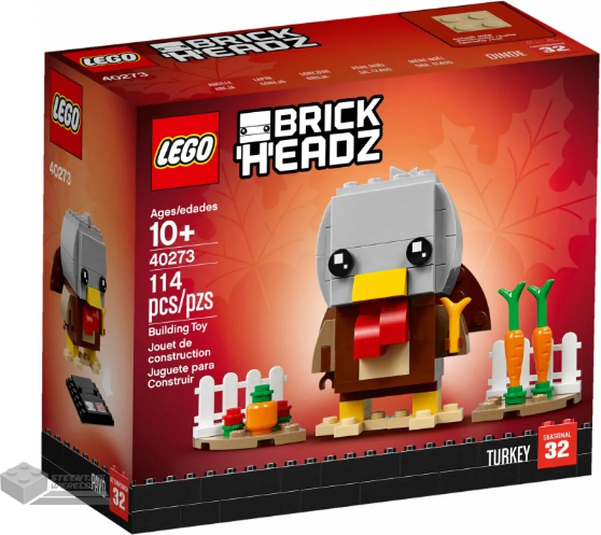 LEGO BrickHeadz 40273 Thanksgiving Kalkoen