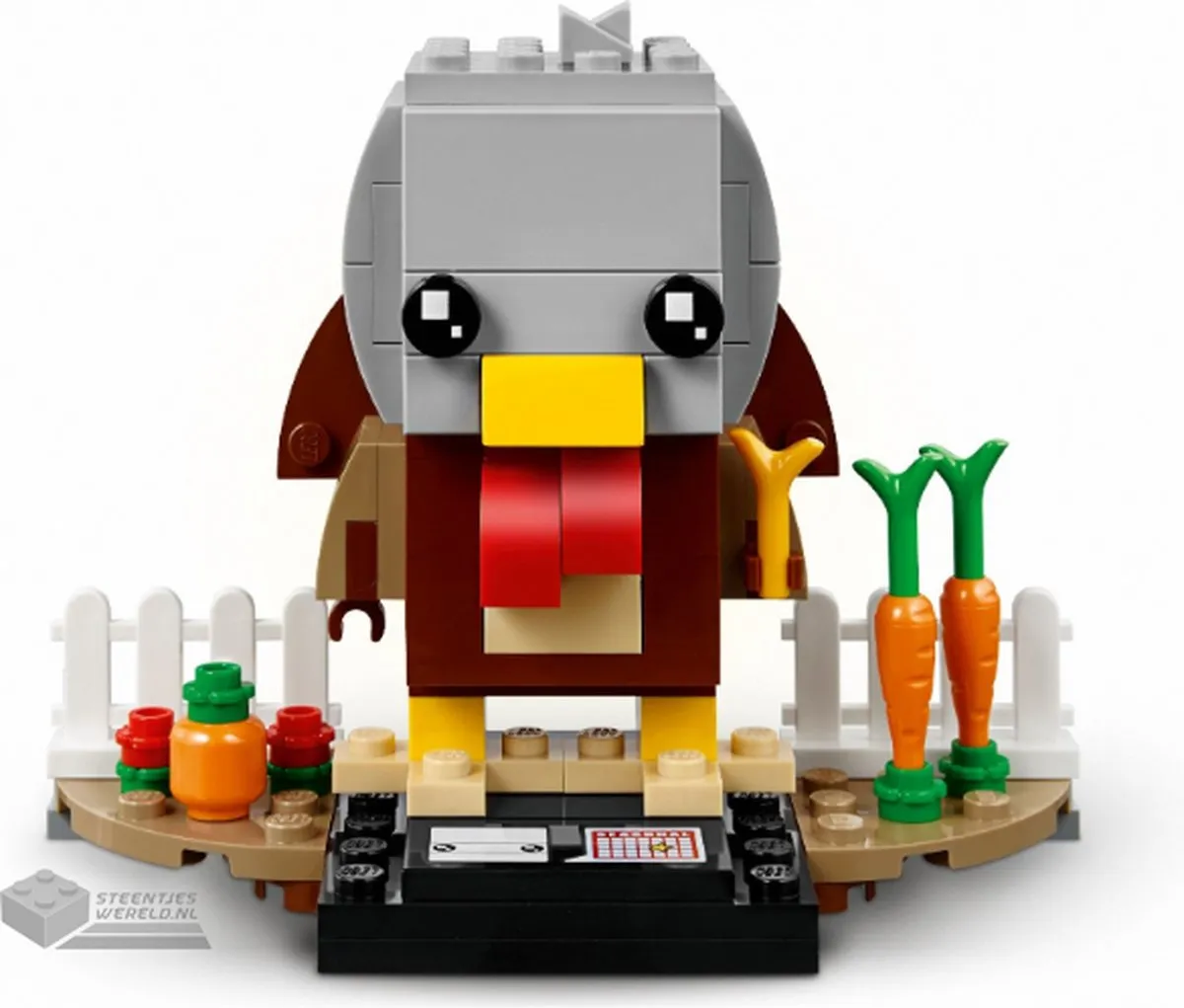 LEGO BrickHeadz 40273 Thanksgiving Kalkoen - 114 Stukken - afbeelding 6 van 6