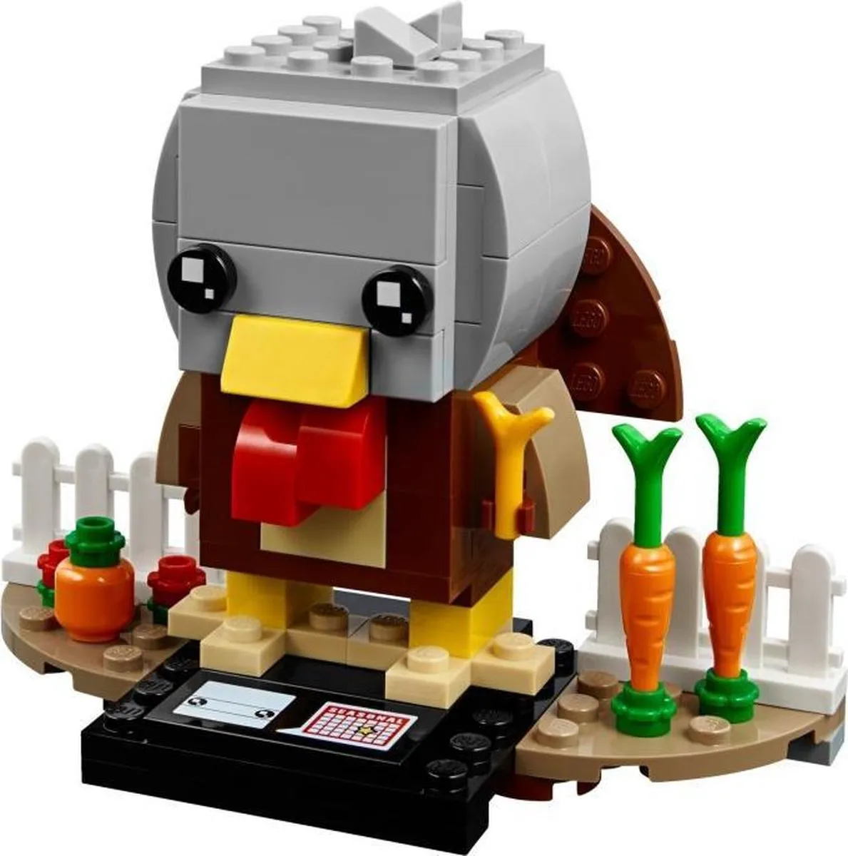 LEGO BrickHeadz 40273 Thanksgiving Kalkoen - 114 Stukken