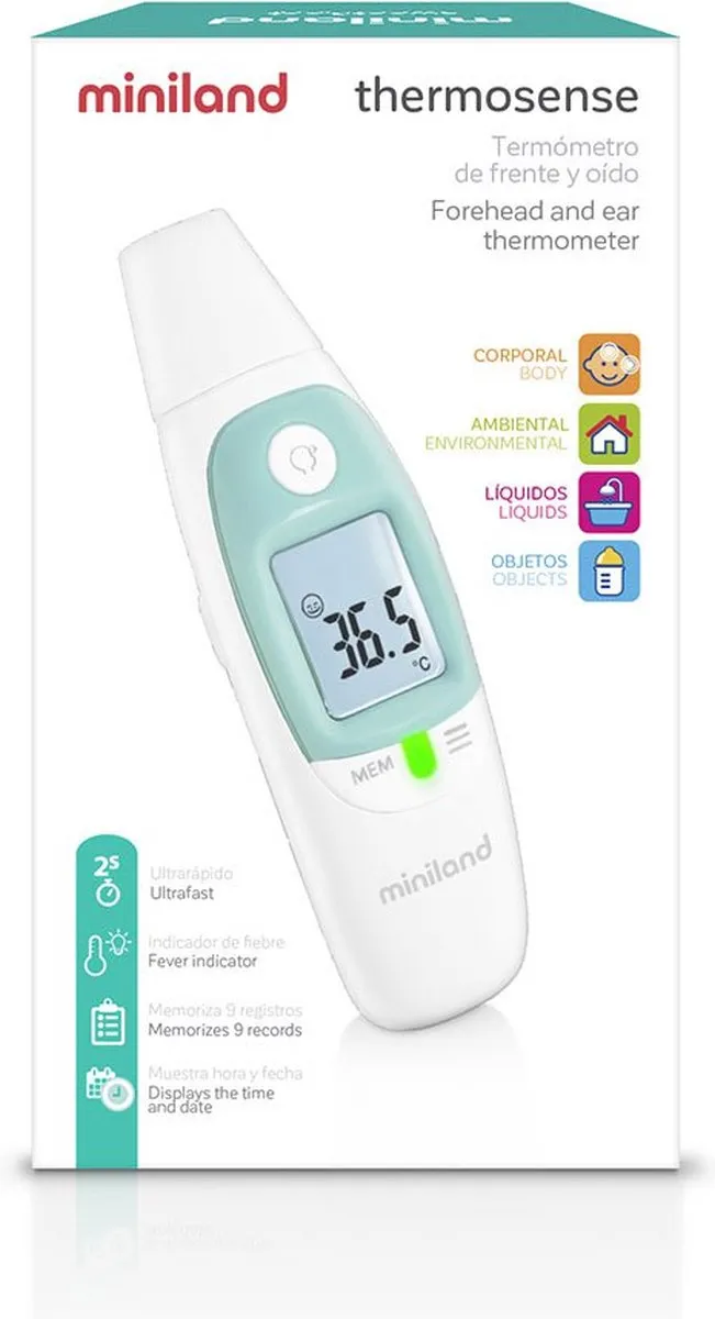 Miniland Thermometer - 9 Personen - Wit