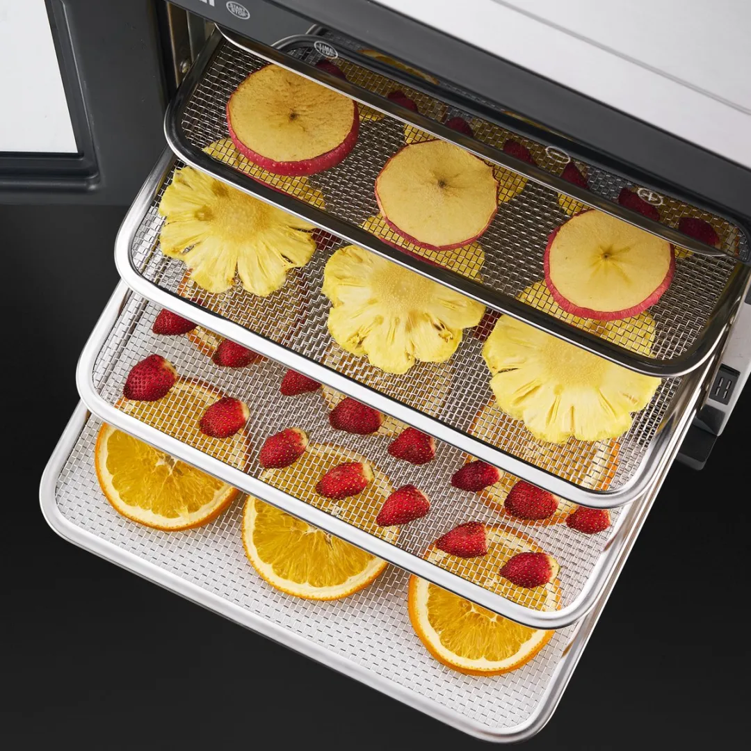 Bardi Professionele Voedseldroger 6 Laags 650W - 8 Programma's - 5 Bakjes