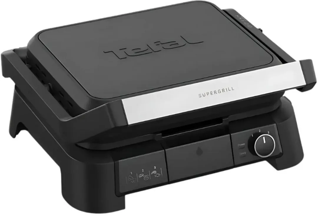 Tefal SuperGrill 3-in-1 GC5108E0 Contactgrill - 2000W - 2 Platen - Zwart