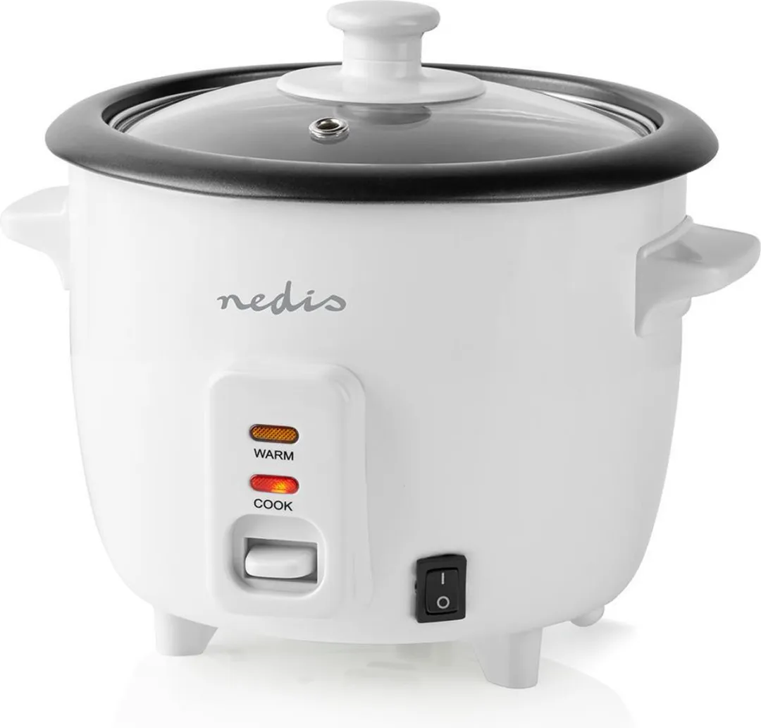 Nedis KARC06WT Rijstkoker 300W - 0,6L - Wit