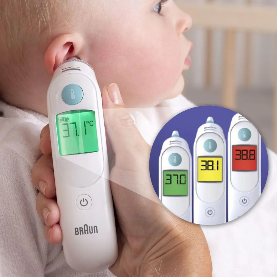 Braun IRT6515 ThermoScan 6 Infrarood Koortshermometer - Wit - afbeelding 6 van 6