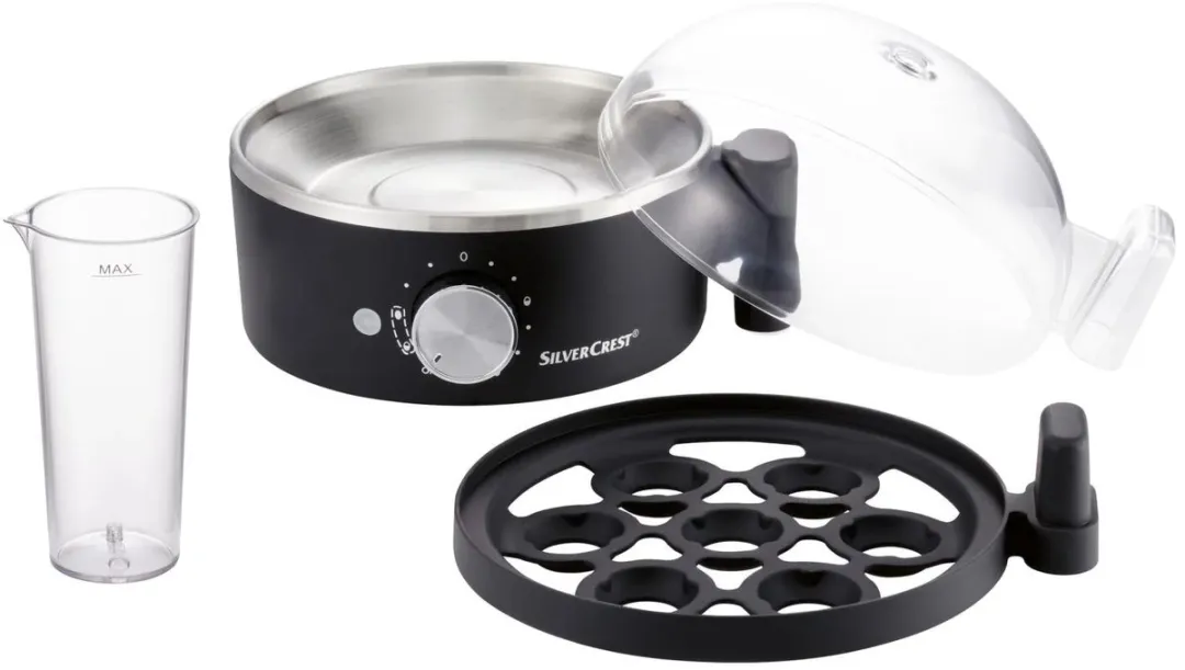 SilverCrest Eierkoker EGG COOKER 7 Eieren 400W - Zwart