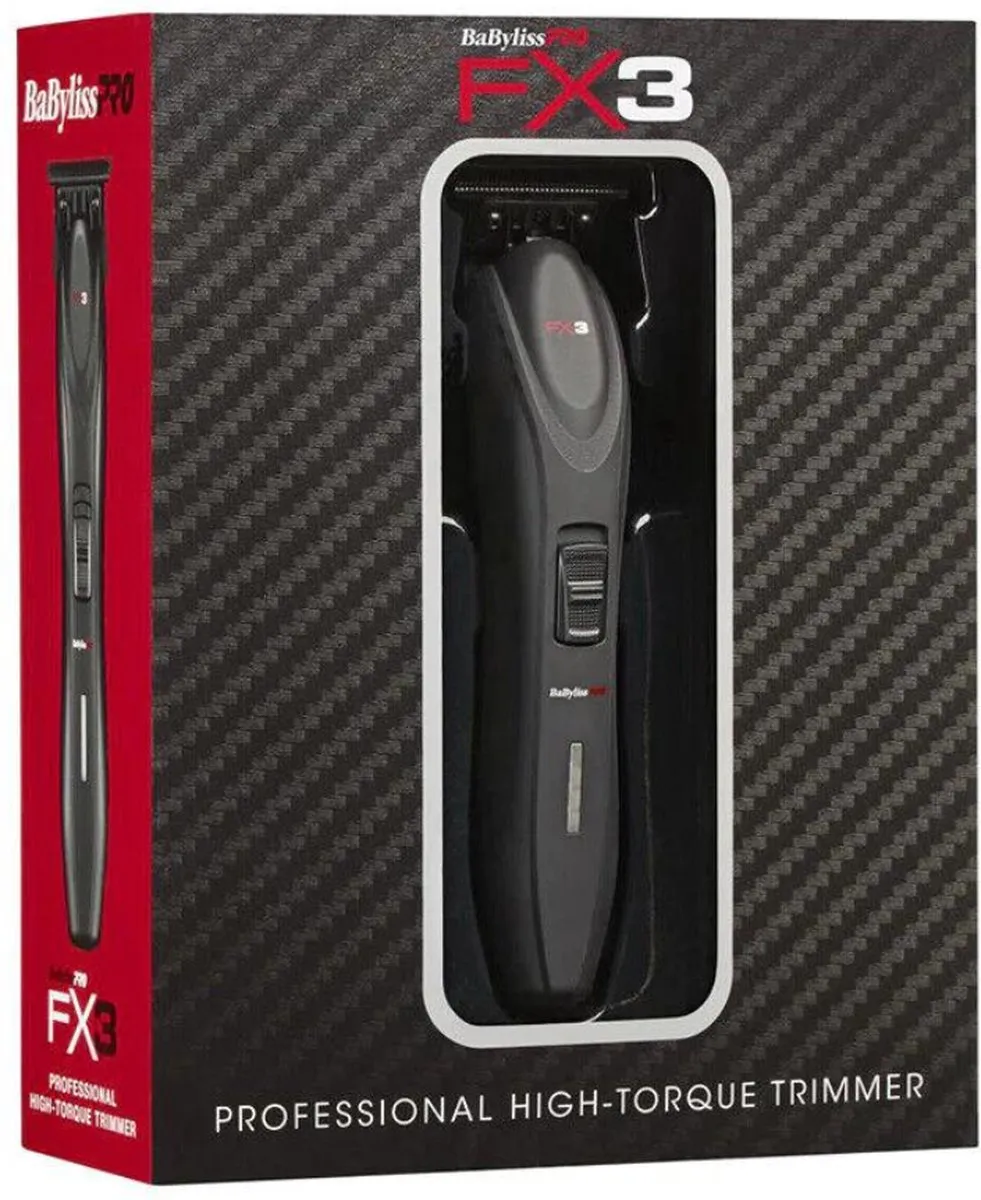 BaBylissPRO 4Artists FX3 FXX3TBE Trimmer - 5 Opzetstukken - Zwart