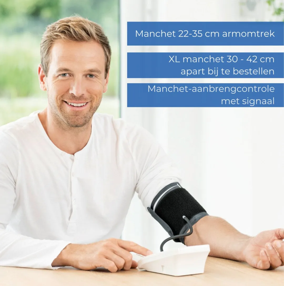 Beurer BM 26 Bloeddrukmeter - 4 Gebruikers - Manchet 22-35cm