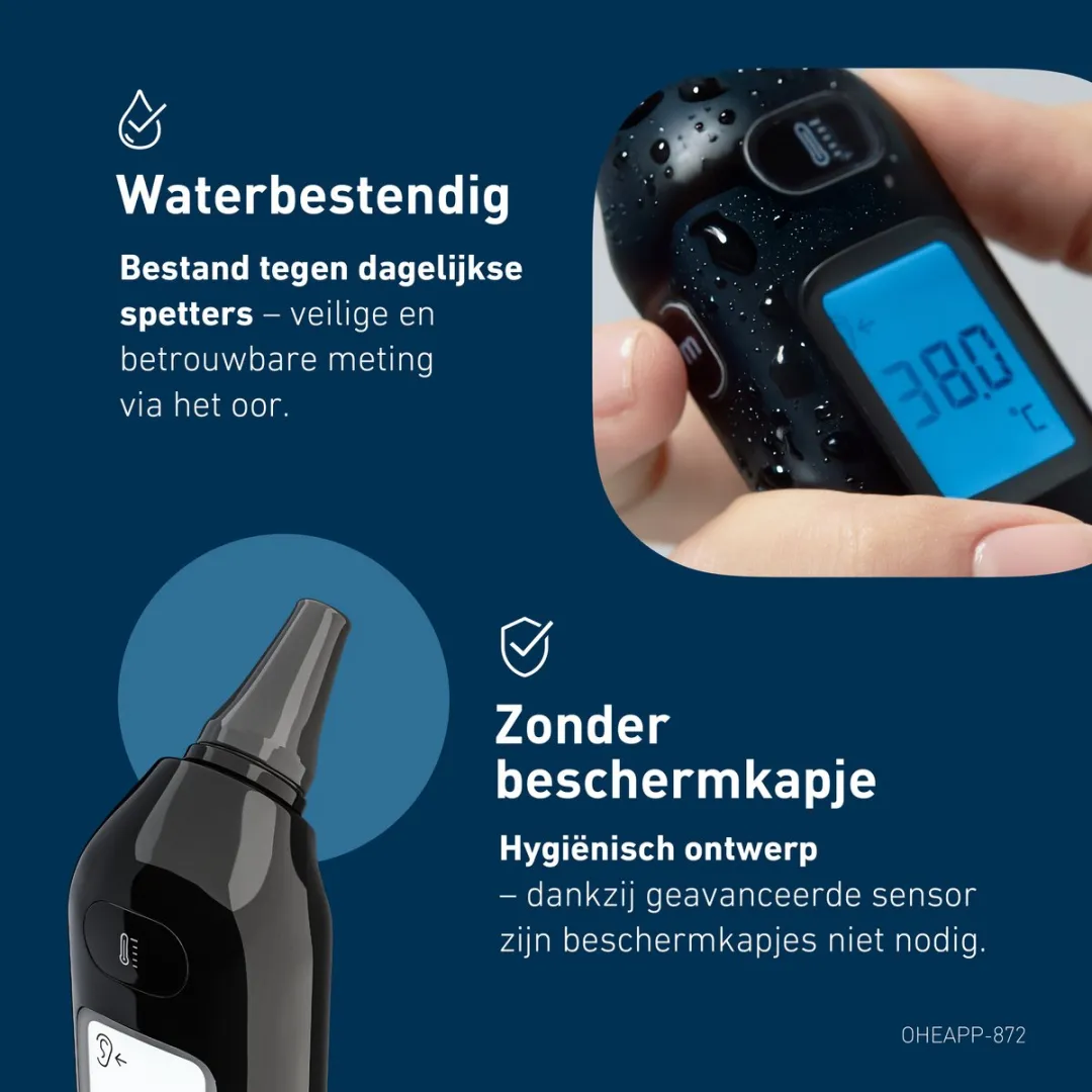 OMRON Gentle Temp 533- Oorthermometer- geschikt voor baby -kinderen- thermometer