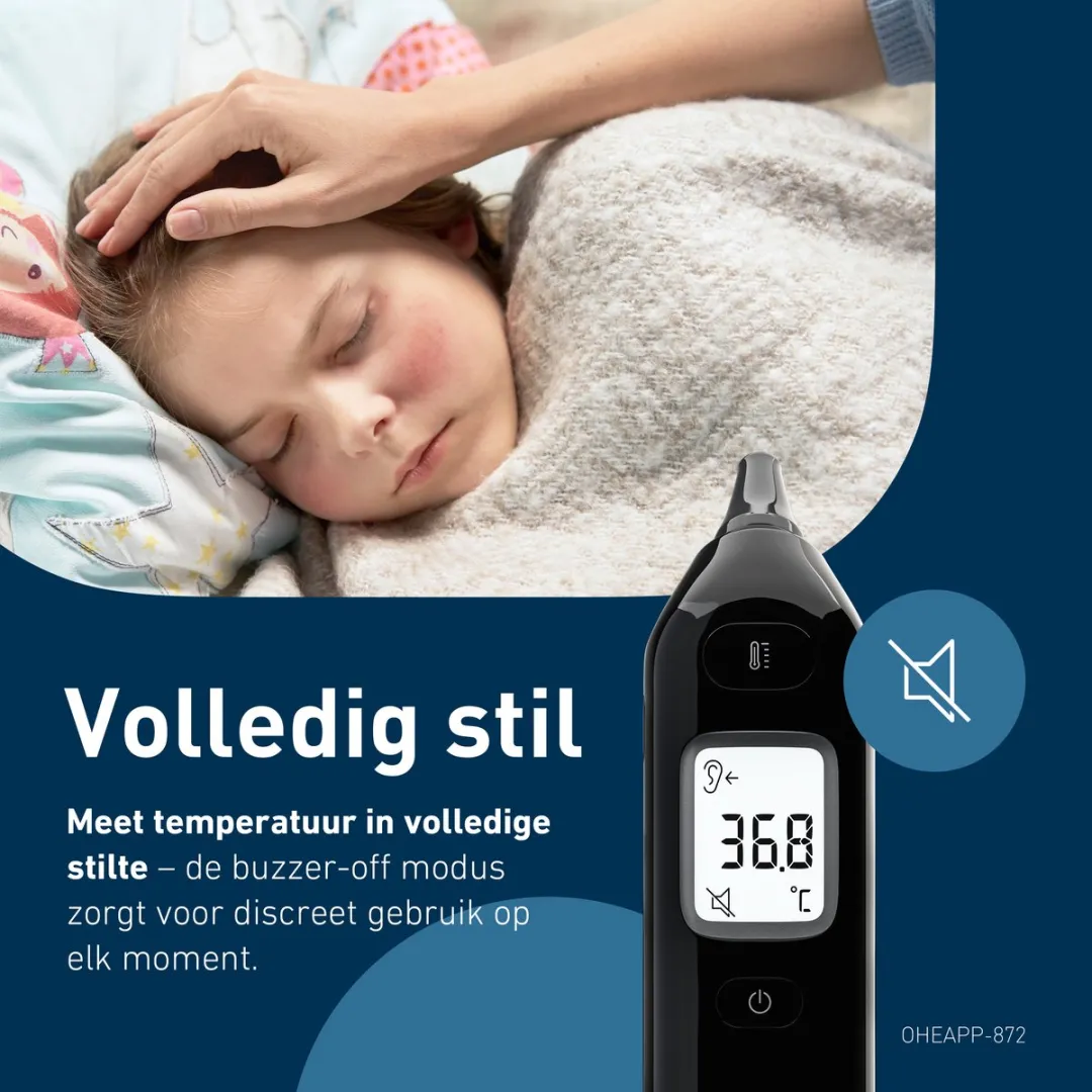 OMRON Gentle Temp 533- Oorthermometer- geschikt voor baby -kinderen- thermometer