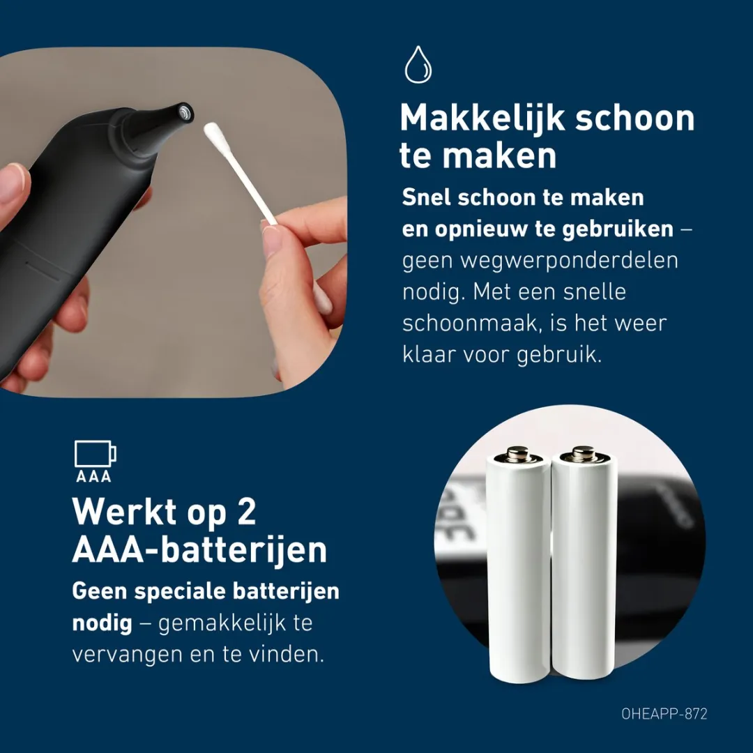 OMRON Gentle Temp 533- Oorthermometer- geschikt voor baby -kinderen- thermometer