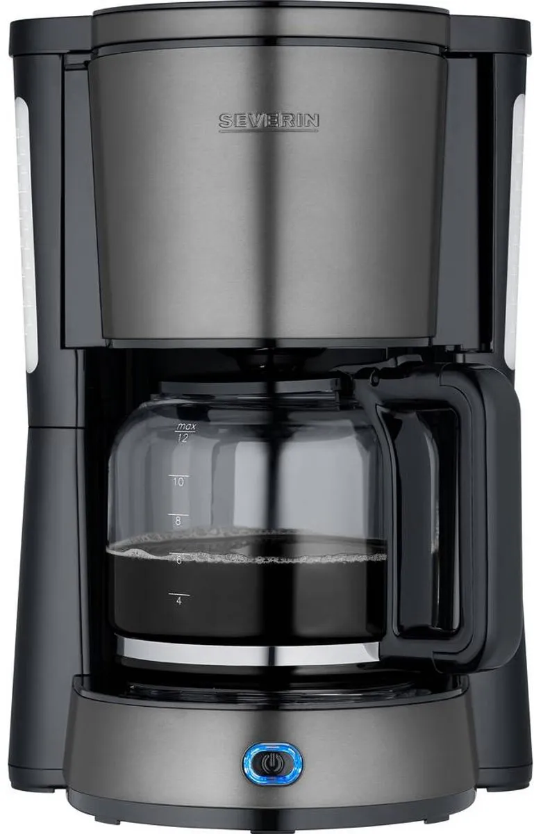 Severin KA 9340 Koffiezetapparaat 1,25L - 10 Kopjes - Zwart/RVS