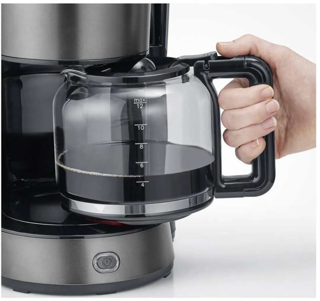 Severin KA 9340 Koffiezetapparaat 1,25L - 10 Kopjes - Zwart/RVS