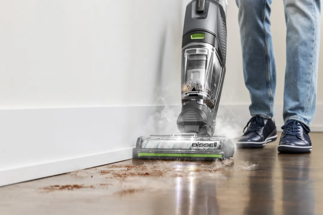 BISSELL CrossWave HydroSteam Pet Pro 3528N Stofzuiger - 1100W - Zwart/Grijs/ Groen