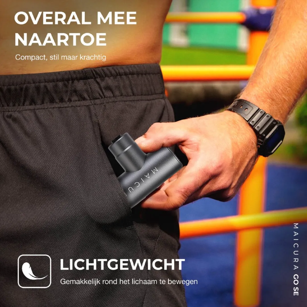 Maicura GO SE - Massage Gun Professioneel - Alluminium Massage Apparaat - Massage Pistool - Massagegun