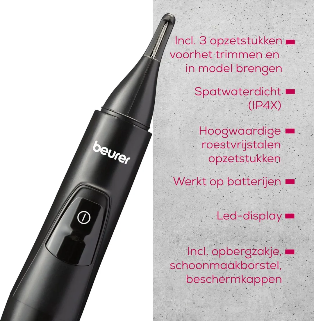 Beurer MN2X Precisietrimmer - Zwart