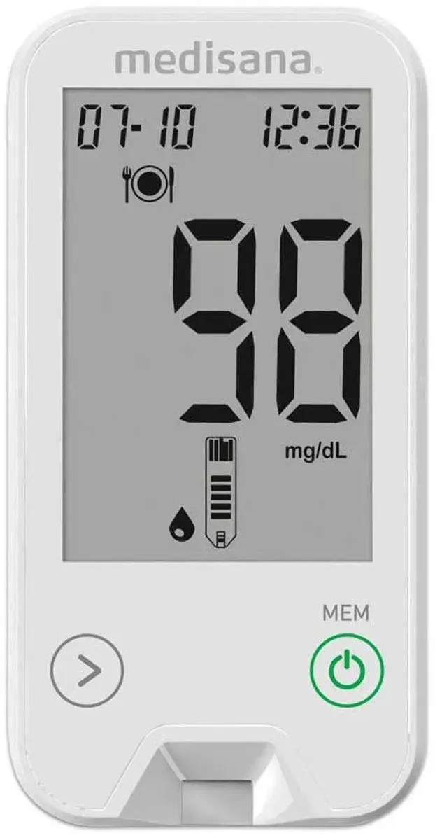 Medisana Meditouch2 Bloedglucosemeter - 1 Persoon - Blanco