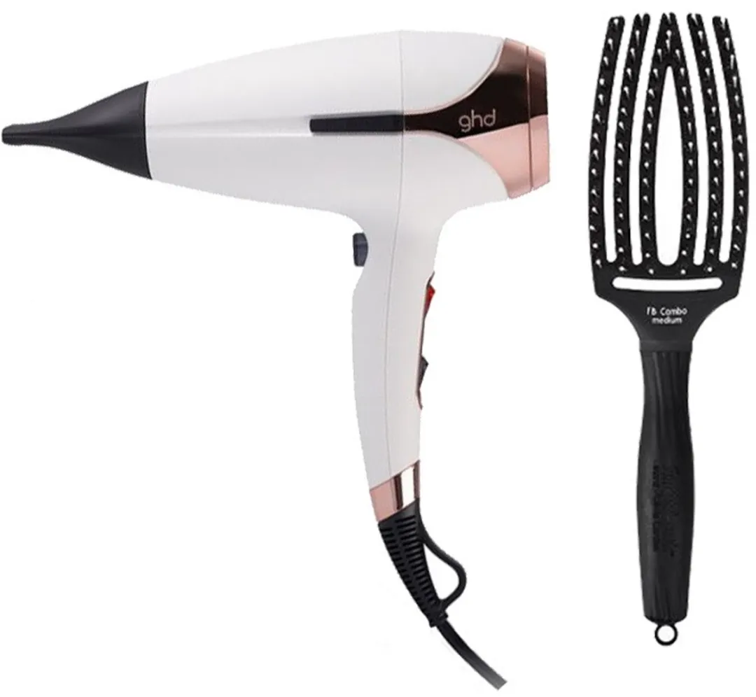 GHD Helios Föhn Olivia Garden Combo