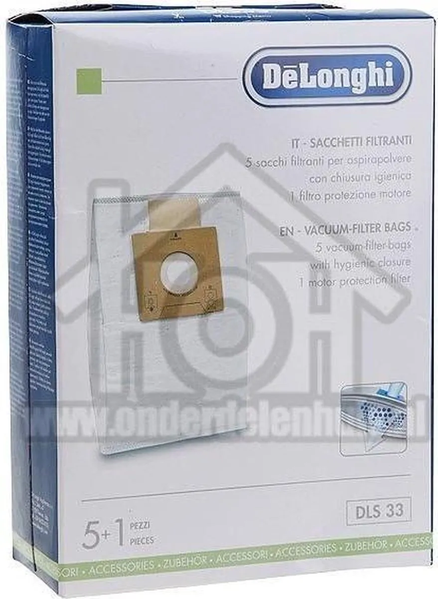De'Longhi DLS 33 Stofzuigerzak