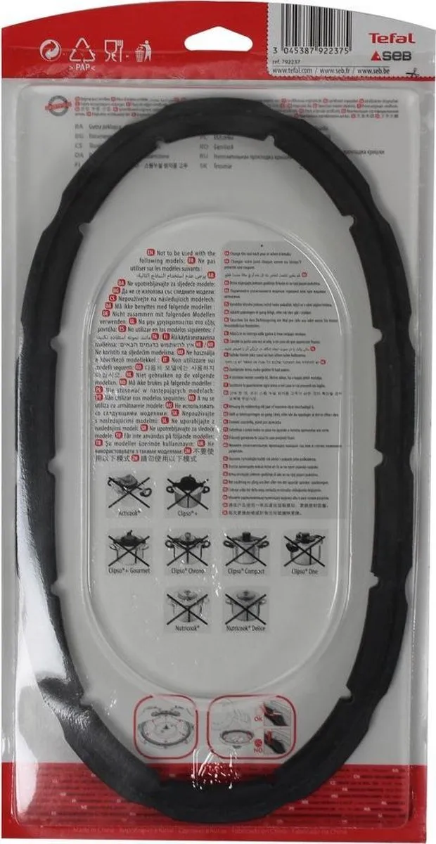 Tefal Seb Dichting Clipso 8-10L - MPN 792237