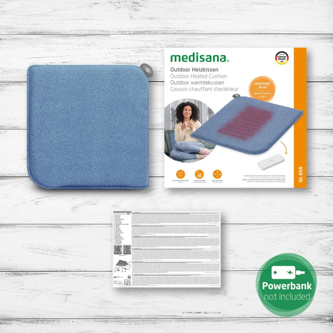 Medisana OL 650 Outdoor Warmtekussen - 3 standen - Blauw