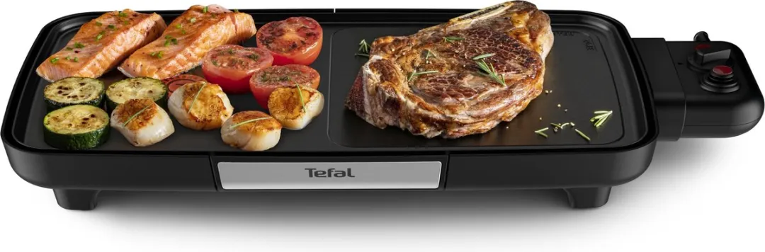Tefal Plancha Booster CB641810 Contactgrill - 2000W - Zwart - afbeelding 5 van 6