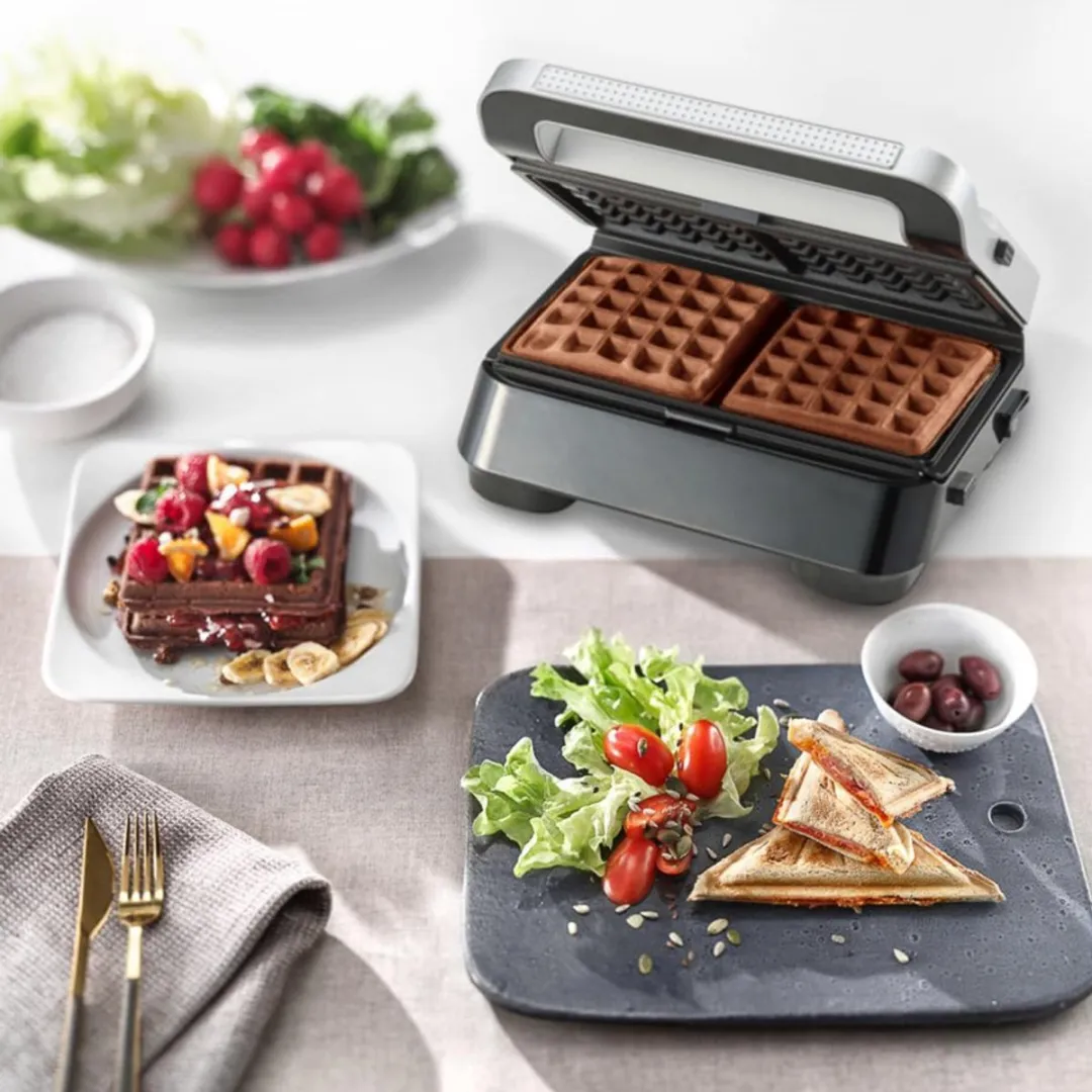 Braun SnackMaker 5 SM5038 Sandwich & Wafelijzer - 800W - Zwart/Zilver - afbeelding 5 van 5