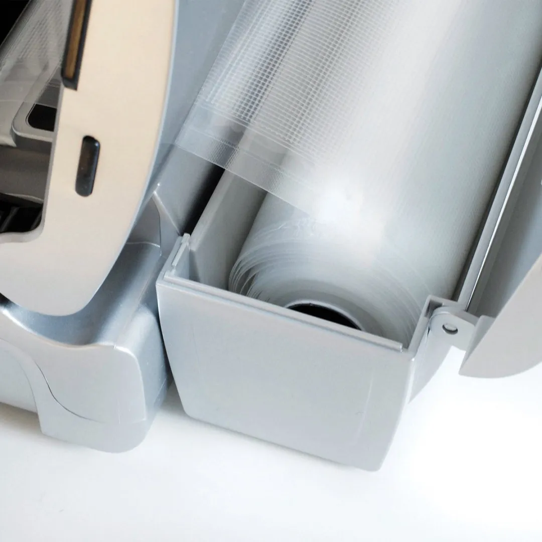 CASO VC 200 Volautomatische Vacuüm Sealer – Dubbele Seal, Pomp 12 L/min, Met Afneembare Vacuümkamer, Ingebouwde Folierolhouder en Snijder | Model 1390 |