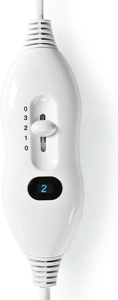 Nedis PEBL120CWT1 Elektrische Onderdeken 150x80cm - 3 Warmtestanden - Wit - afbeelding 6 van 6