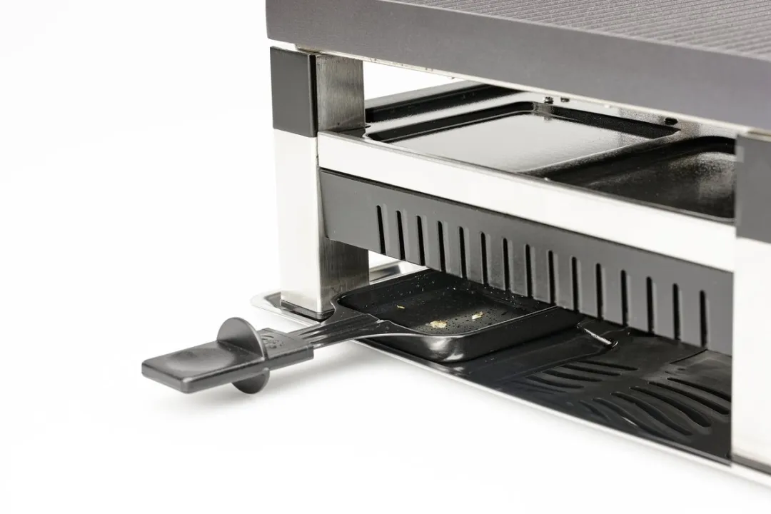 Solis Raclette & Pizza Grill 1020W - 4 Personen - Zilver