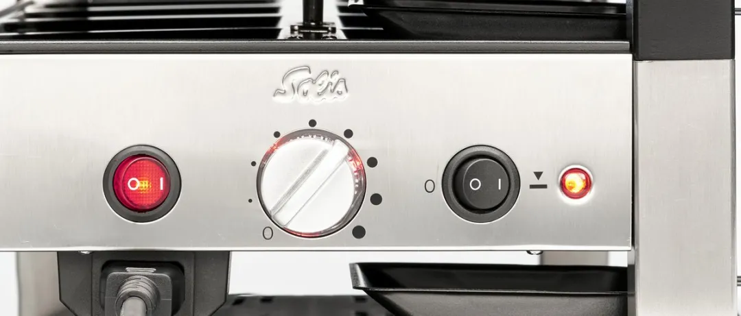 Solis Raclette & Pizza Grill 1020W - 4 Personen - Zilver